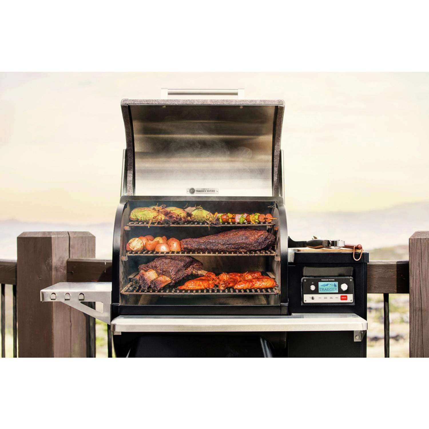 Traeger Timberline 850 Wood Pellet WiFi Grill Black 6 Traeger Timberline 850 Wood Pellet WiFi Grill Black - Image 4