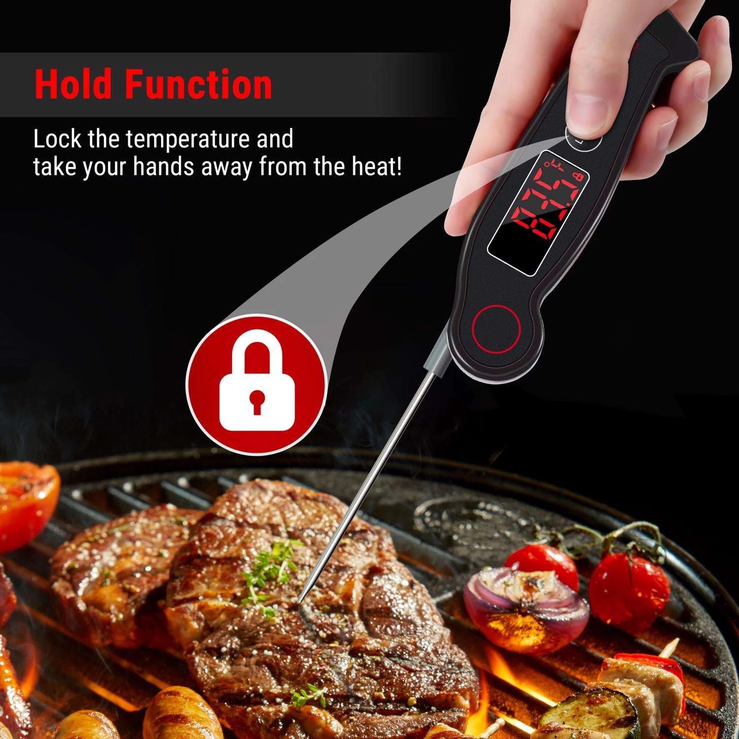 ThermoPro TP19W LCD Grill/Meat Thermometer 4 ThermoPro TP19W LCD Grill/Meat Thermometer - Image 2