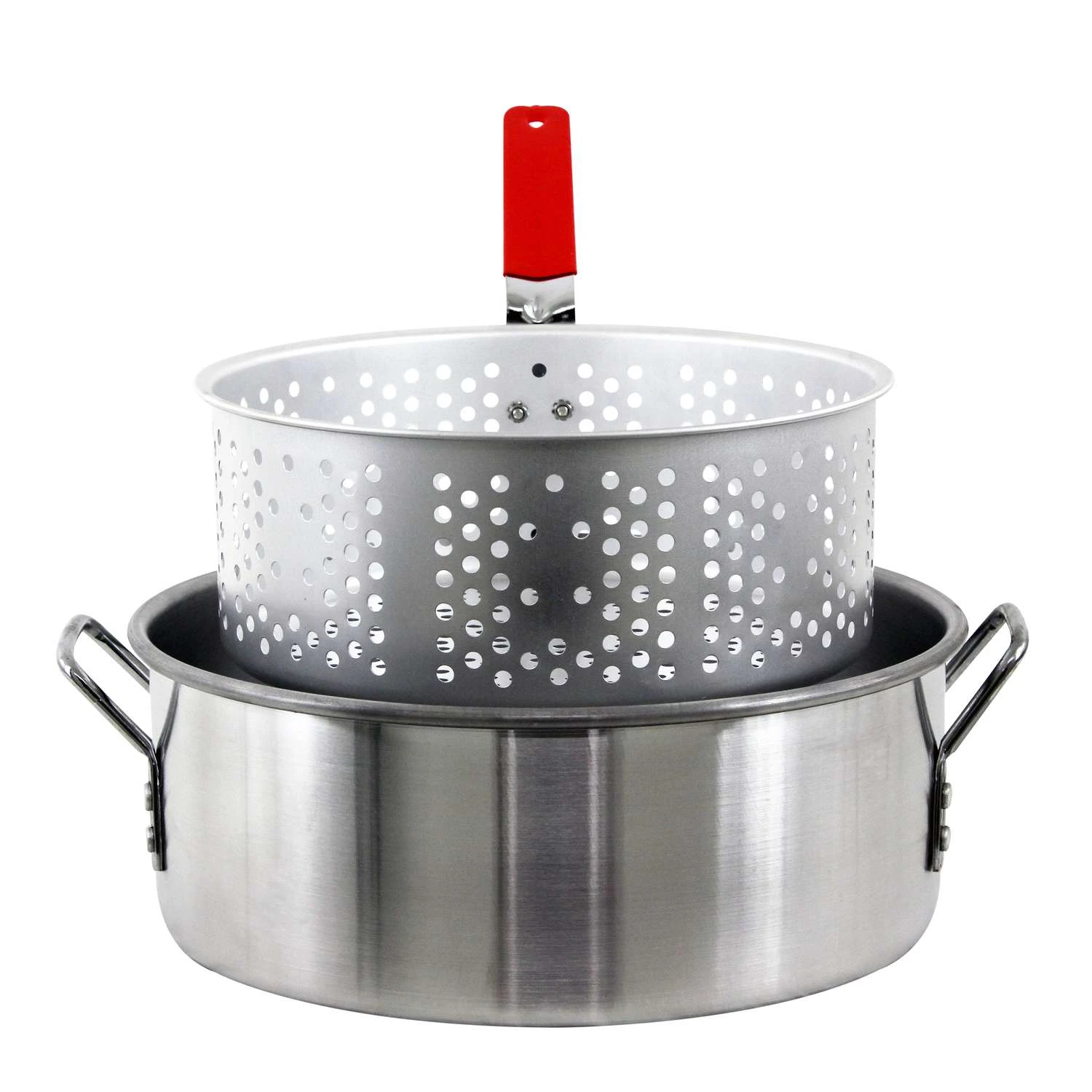 Metal Ware Chard Aluminum Grill Stockpot With Basket 10 Qt 5 In. L X 12.5 In. W 1 Pc 4 Metal Ware Chard Aluminum Grill Stockpot With Basket 10 Qt 5 In. L X 12.5 In. W 1 Pc - Image 2