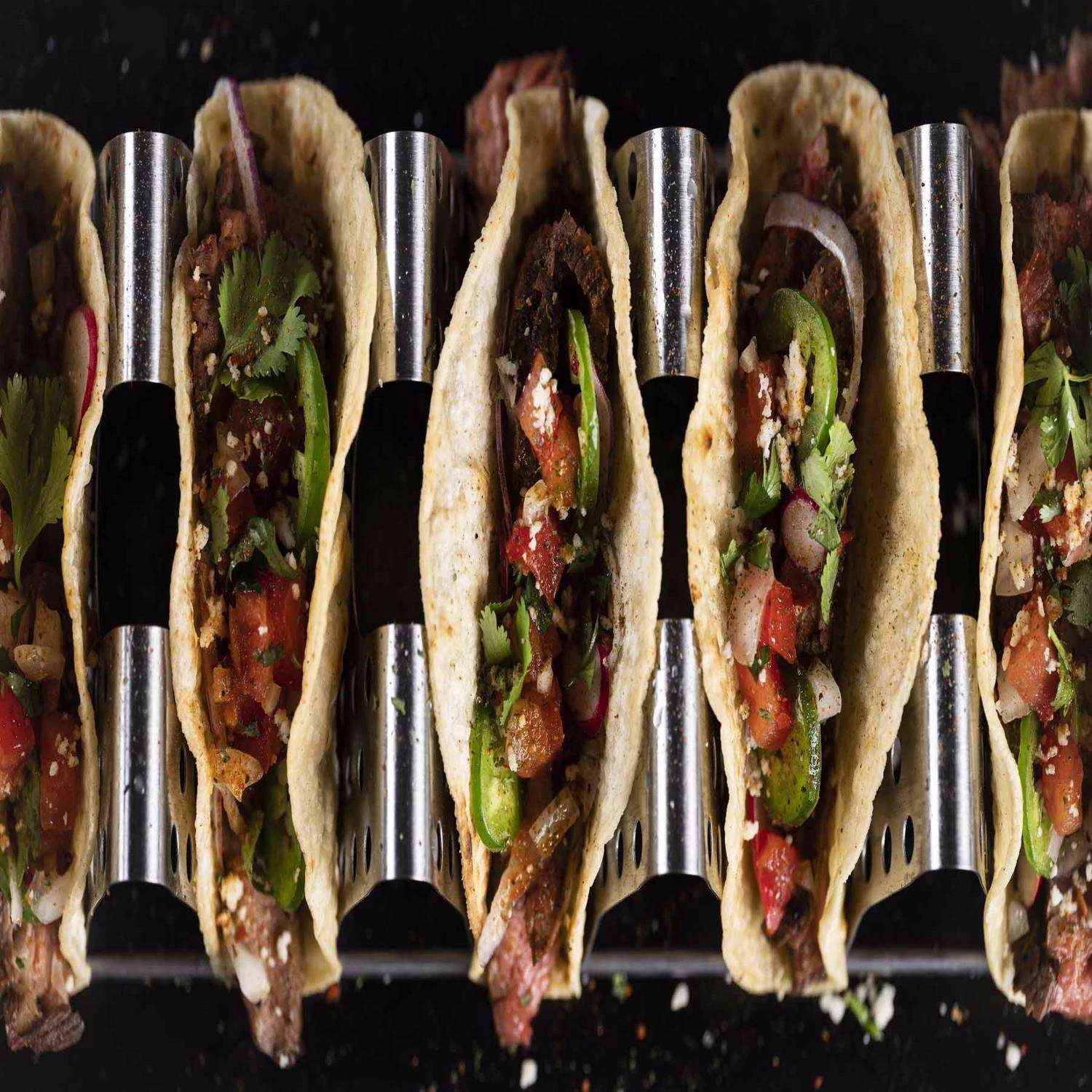 Blackstone Deluxe Stainless Steel Taco Tray 17.71 In. L X 4.5 In. W 2 Pk 5 Blackstone Deluxe Stainless Steel Taco Tray 17.71 In. L X 4.5 In. W 2 Pk - Image 3