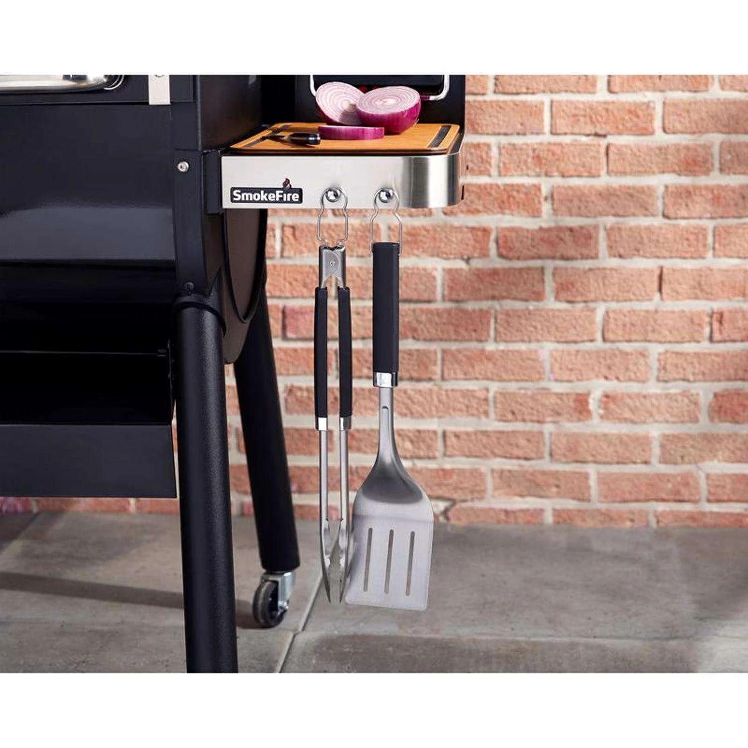 Weber Precision Stainless Steel Black/Silver Grill Tool Set 2 Pc 5 Weber Precision Stainless Steel Black/Silver Grill Tool Set 2 Pc - Image 3