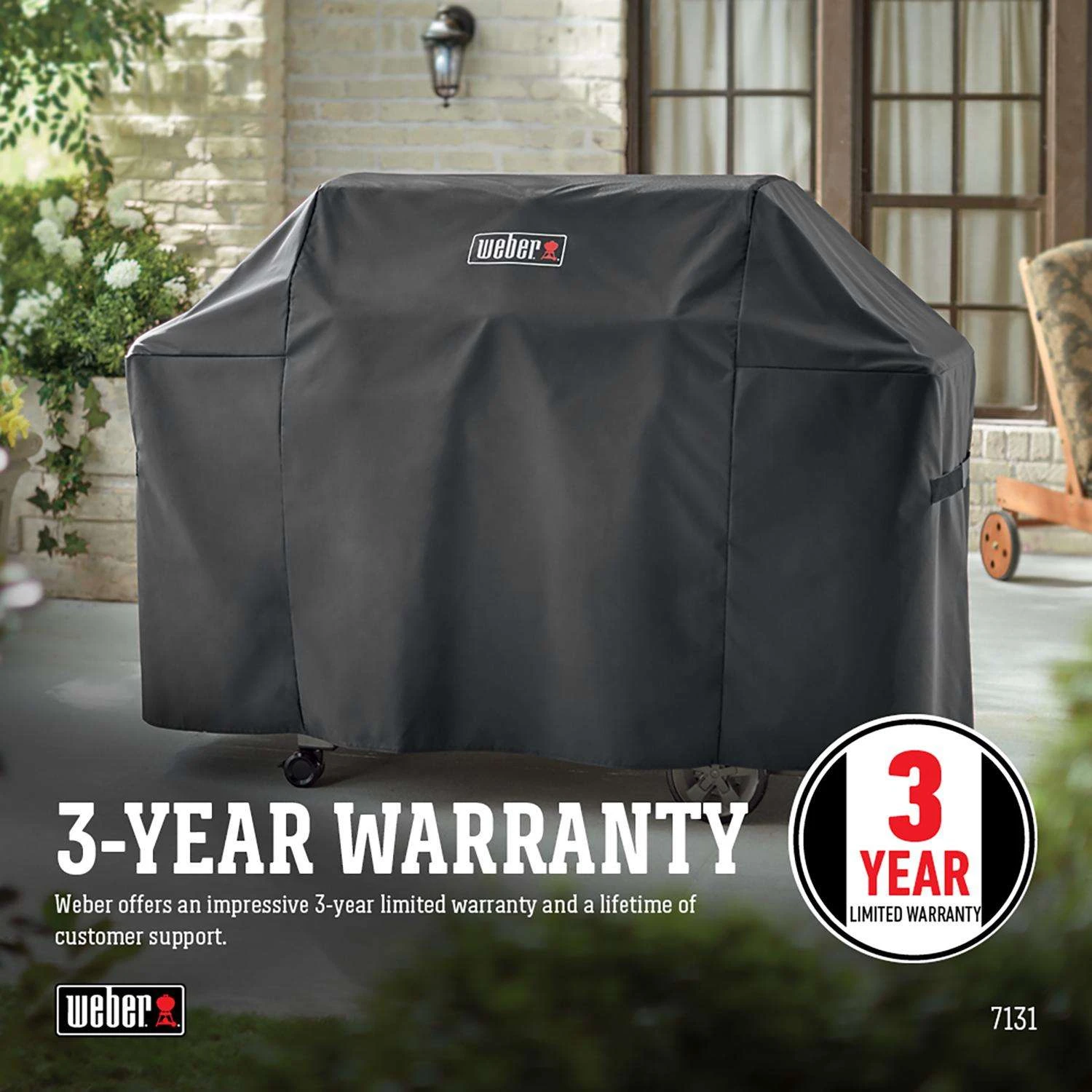 Weber Genesis II 400 Series Black Grill Cover 4 Weber Genesis II 400 Series Black Grill Cover - Image 2