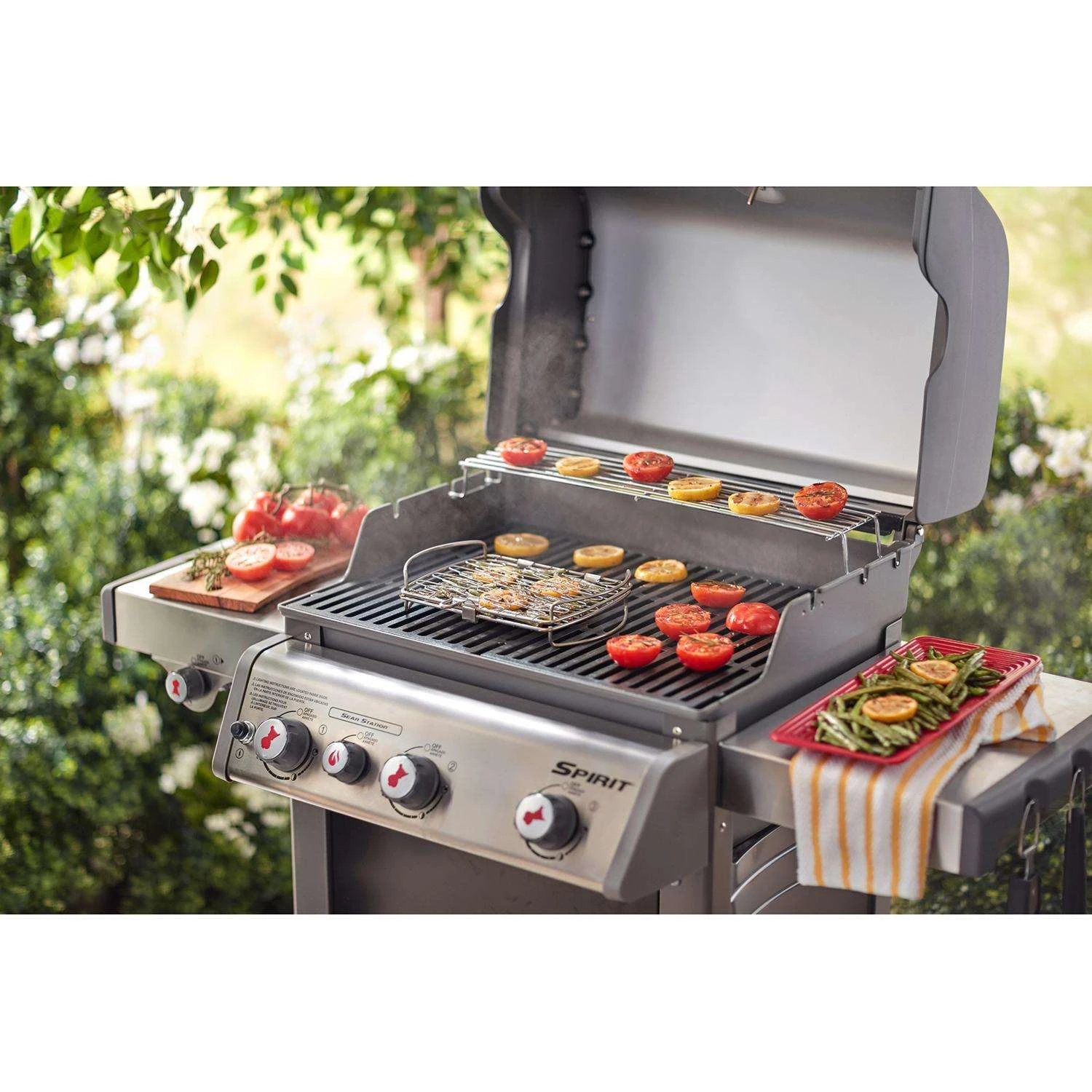 Weber Stainless Steel Grill Basket 11 In. L X 8.1 In. W 1 Pk 5 Weber Stainless Steel Grill Basket 11 In. L X 8.1 In. W 1 Pk - Image 3