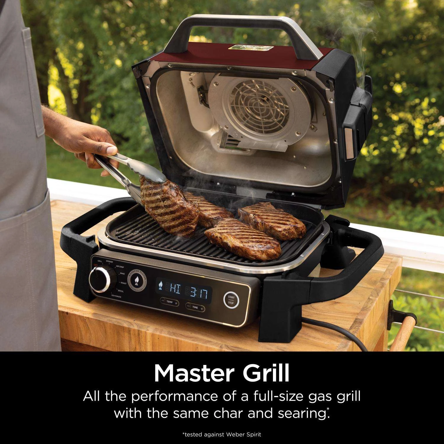 Ninja Woodfire Electric Grill And Smoker Red 9 Ninja Woodfire Electric Grill And Smoker Red - Image 7