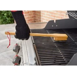 Weber Bamboo Brown Grill Brush 1 Pc -Grill Masters Outlet 18ad1347 4df0 4405 a533 bdd0357bc370