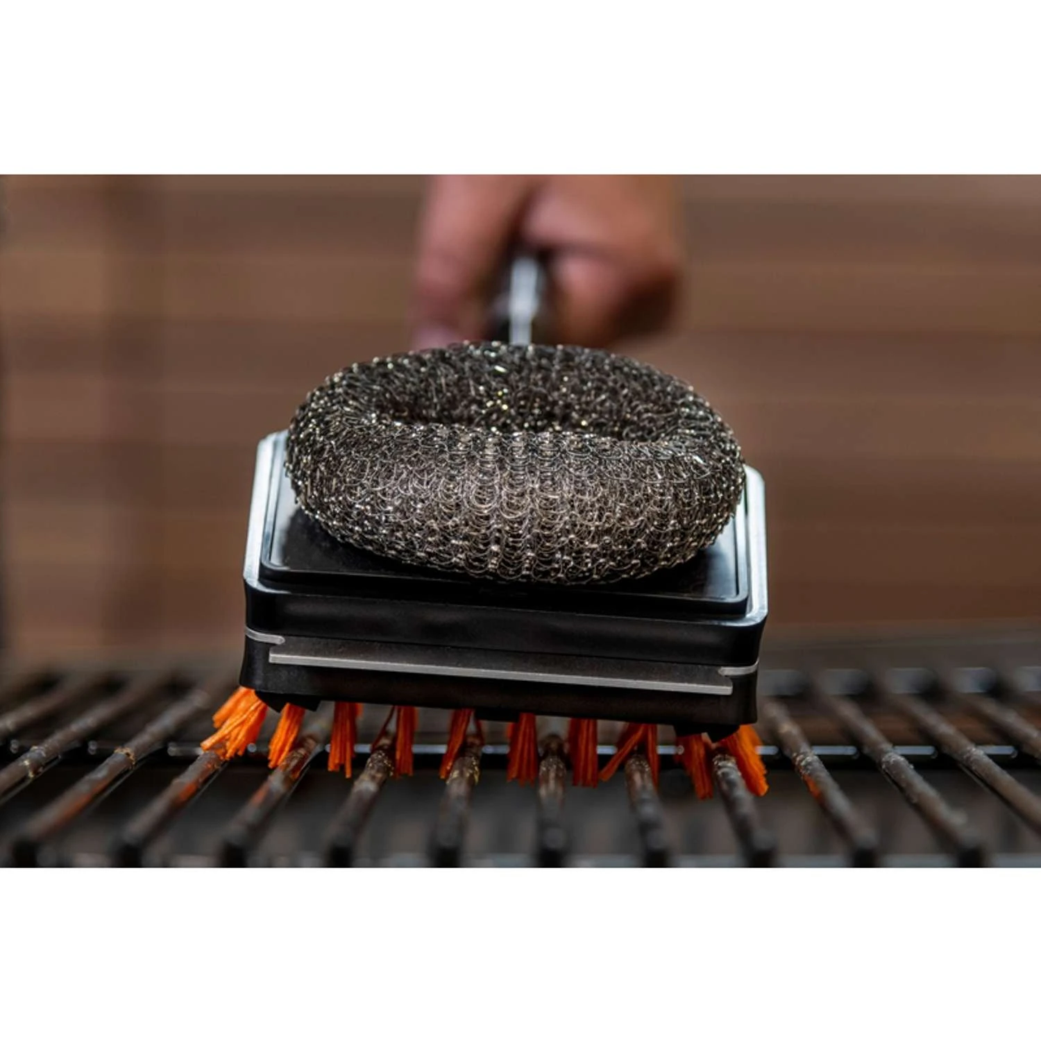 Oklahoma Joe's Blacksmith Grill Brush With Scraper 3.75 In. H X 4.75 In. L X 3.75 In. W 1 Pk 10 Oklahoma Joe's Blacksmith Grill Brush With Scraper 3.75 In. H X 4.75 In. L X 3.75 In. W 1 Pk - Image 8