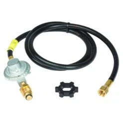 Mr. Heater 3/8 In. D X 5 Ft. L Brass/Plastic Hose Assembly And Regulator