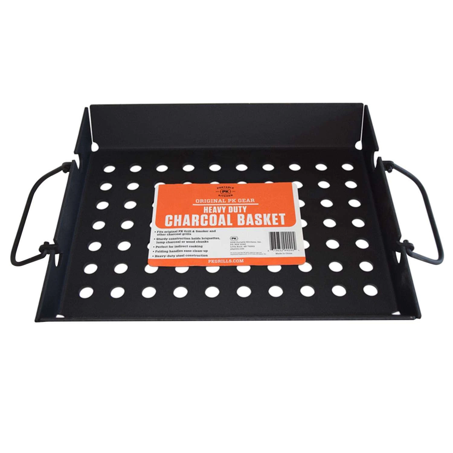 PK Grills Steel Charcoal Basket 10 In. L X 12 In. W 3 PK Grills Steel Charcoal Basket 10 In. L X 12 In. W