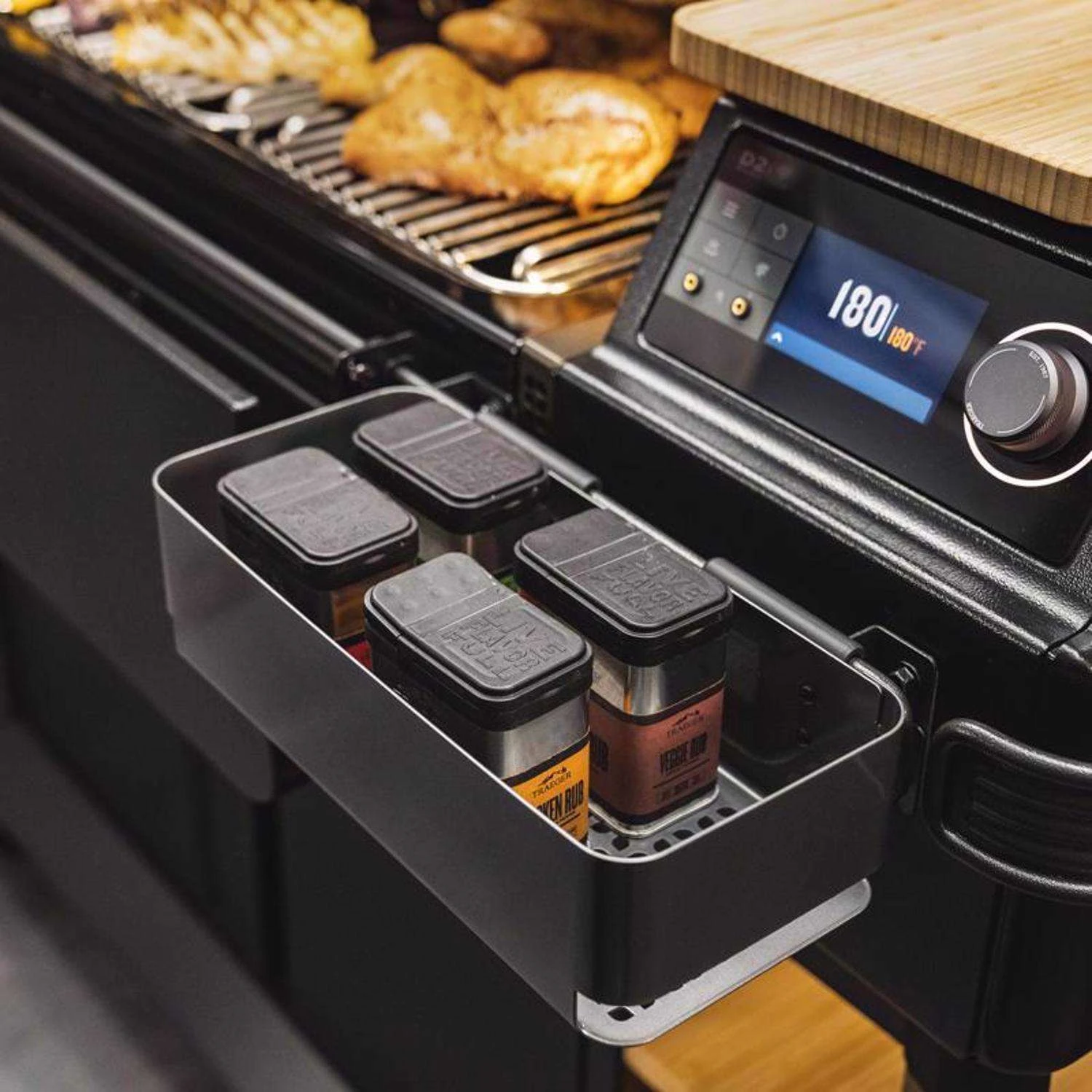 Traeger Steel Storage Bin 6.3 In. L X 12.8 In. W For Traeger 4 Traeger Steel Storage Bin 6.3 In. L X 12.8 In. W For Traeger - Image 2