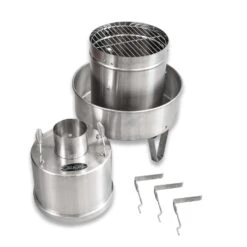 Orion Cooker Wood Chips Vertical Outdoor Convection Cooker Silver -Grill Masters Outlet 24c11f87 cae2 4f79 ba7d 6a99c4cc9c44