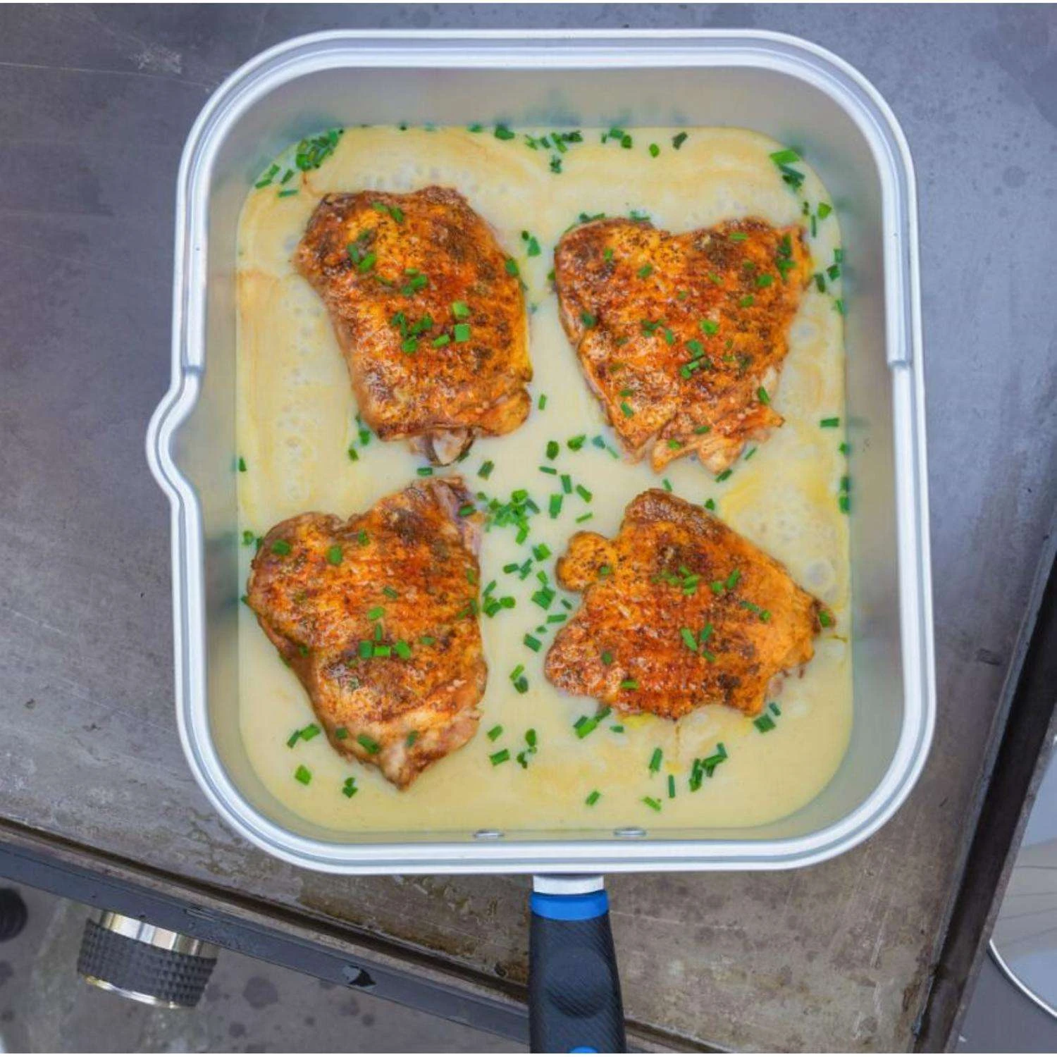 Razor Carbon Steel Grilling Pan 4 Qt 19 In. L X 10.3 In. W 1 Pk 6 Razor Carbon Steel Grilling Pan 4 Qt 19 In. L X 10.3 In. W 1 Pk - Image 4