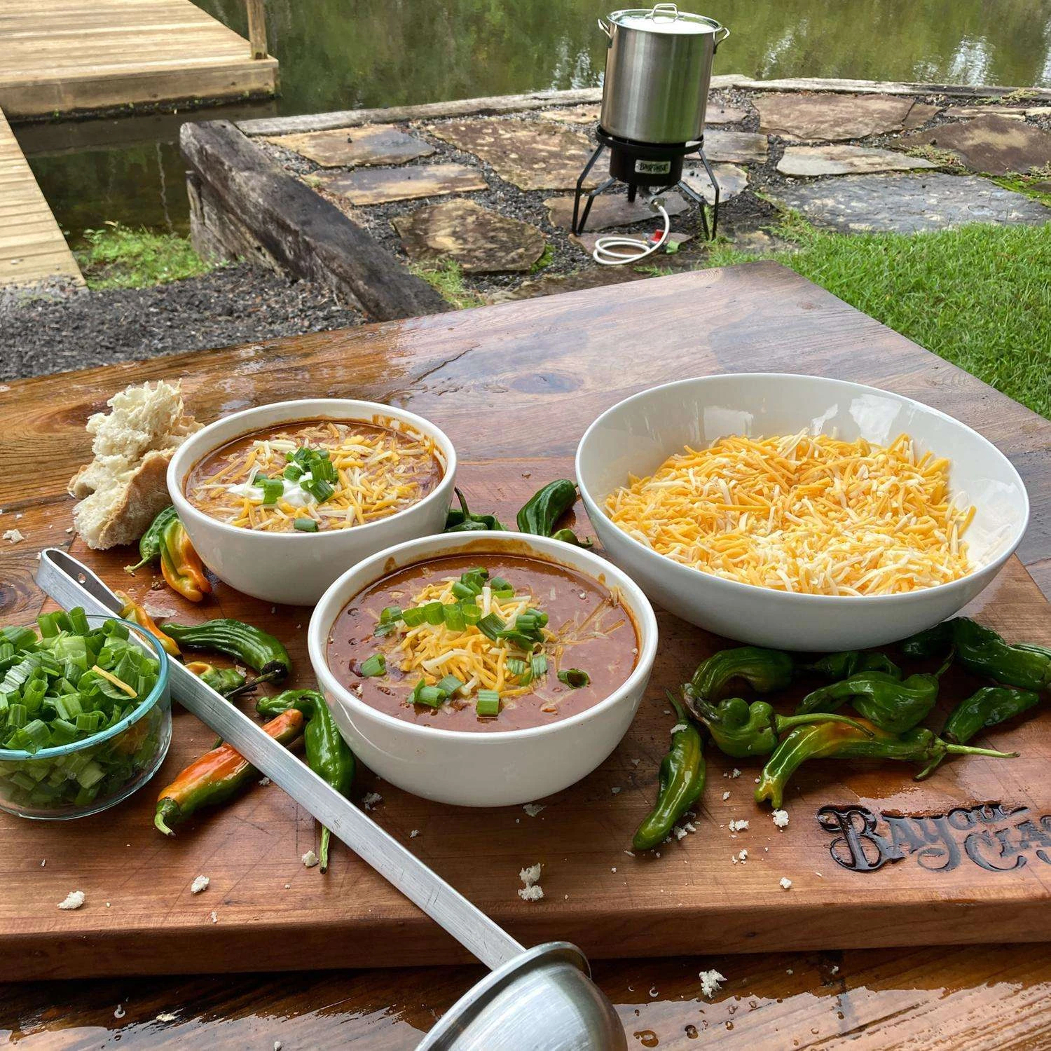 Bayou Classic Stainless Steel Grill Stockpot 20 Qt 11.7 In. L X 11.7 In. W 1 Pc 6 Bayou Classic Stainless Steel Grill Stockpot 20 Qt 11.7 In. L X 11.7 In. W 1 Pc - Image 4