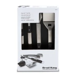 Broil King Imperial Black/Silver Grill Tool Set 4 Pc -Grill Masters Outlet 2b64f24b 70ae 4778 a7d7 6974dc560a0d