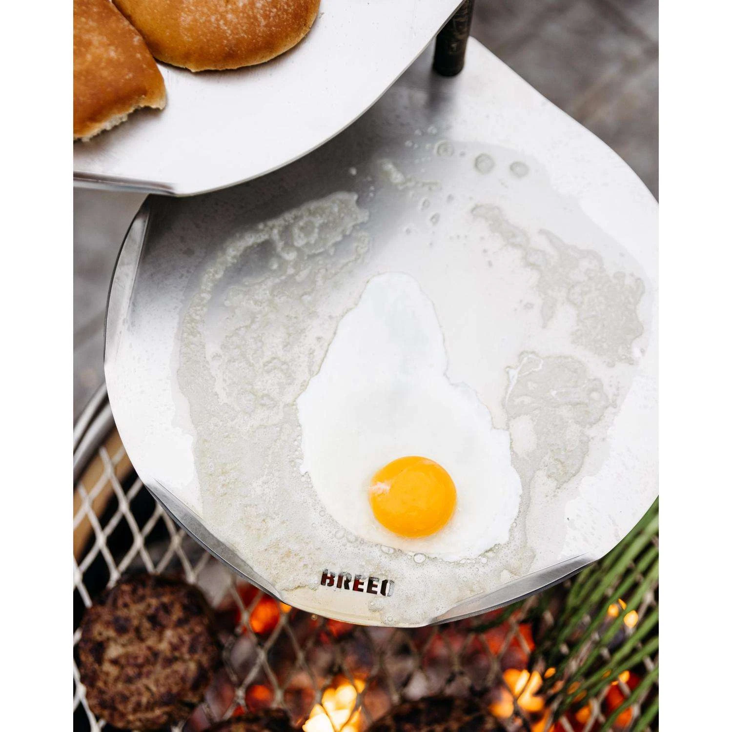 Breeo Outpost Stainless Steel Grill Top Searing Griddle 13.86 In. L X 12.88 In. W 1 Pk 6 Breeo Outpost Stainless Steel Grill Top Searing Griddle 13.86 In. L X 12.88 In. W 1 Pk - Image 4