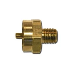 Flame Engineering 1/4 In. D X 1/4 In. D Brass Female Pipe Thread Disposable Cylinder Connector