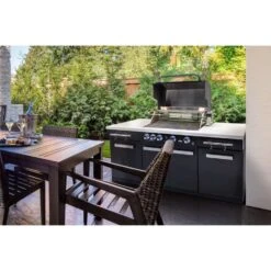 Mont Alpi 5 Burner Natural Gas/Propane Grill Black/Silver -Grill Masters Outlet 35637651 3528 48ca 8f67 021312b89b42