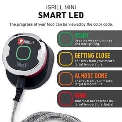 Weber IGrill Mini Digital Bluetooth Enabled Grill/Meat Thermometer -Grill Masters Outlet 3664606d a732 4250 8e89 44bbc9e38a9a