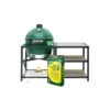 Big Green Egg 24 In. XLarge EGG Package With Modular Nest And Side Table With Weathered Acacia Inser -Grill Masters Outlet 382fee57 22cd 4d78 92b2 c2c901cdf4ba