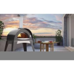 Alfa 36 In. Wood Ciao Outdoor Pizza Oven Gray -Grill Masters Outlet 3ab7a50a 93d3 433a b51f eeaacf0a7ad8