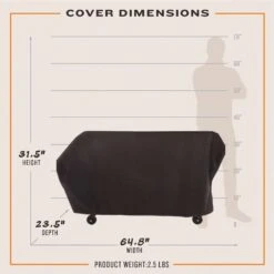 Oklahoma Joe's Black Prep/Storage Cart Cover -Grill Masters Outlet 3bcdfe94 5674 4964 b729 bc4a775cb973