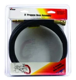 Mr. Heater 3/8 In. D X 1/4 In. D X 9 Ft. L Brass/Plastic Hose Assembly
