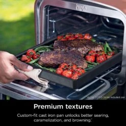 Ninja Woodfire Cast Iron Baking Pan 13.28 In. L X 12.38 In. W 1 Pk -Grill Masters Outlet 3d229fd3 7b78 41eb 924a 1007dff3013f