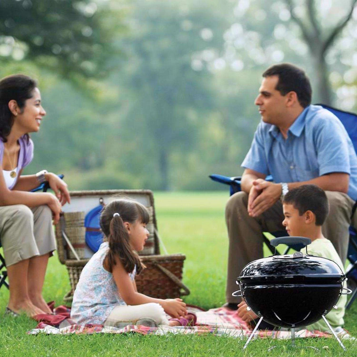 Weber 14 In. Smokey Joe Premium Charcoal Grill Slate Blue 11 Weber 14 In. Smokey Joe Premium Charcoal Grill Slate Blue - Image 9