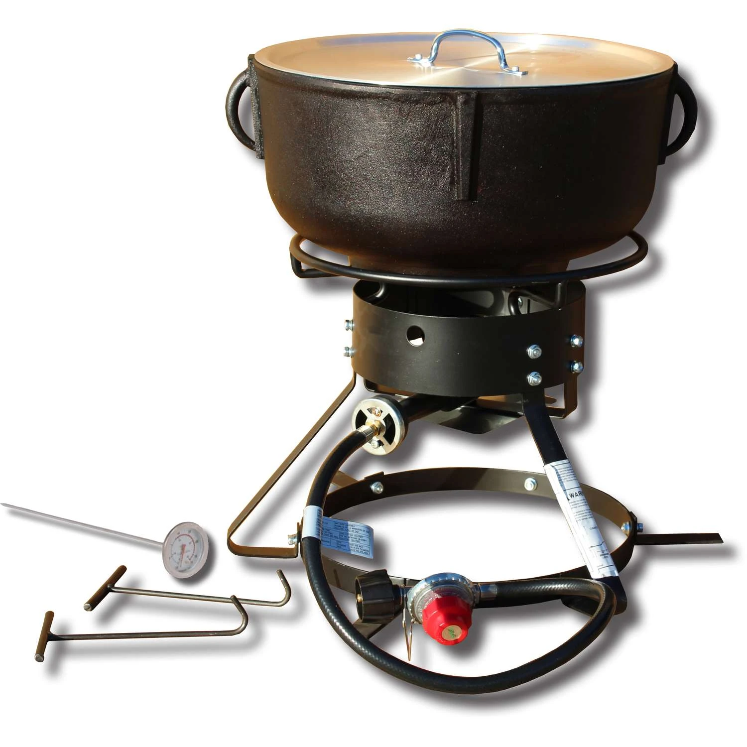 King Kooker 54000 BTU Cast Iron Jambalaya Cooker Kit 4 Gal 3 King Kooker 54000 BTU Cast Iron Jambalaya Cooker Kit 4 Gal