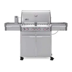Weber Summit S-470 4 Burner Liquid Propane Grill Stainless Steel