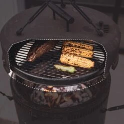 Burch Barrel 18 In. Charcoal/Wood Grill And Smoker Black -Grill Masters Outlet 41e11cd7 96a4 40ac a354 98c115db2ac3