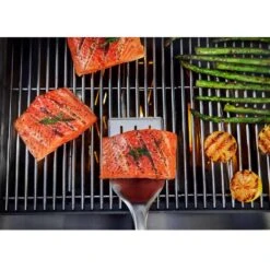 Weber Precision Stainless Steel Black/Silver Grill Spatula 1 Pc -Grill Masters Outlet 47b81cac 2b46 4e7e 940a 13e355476cbe