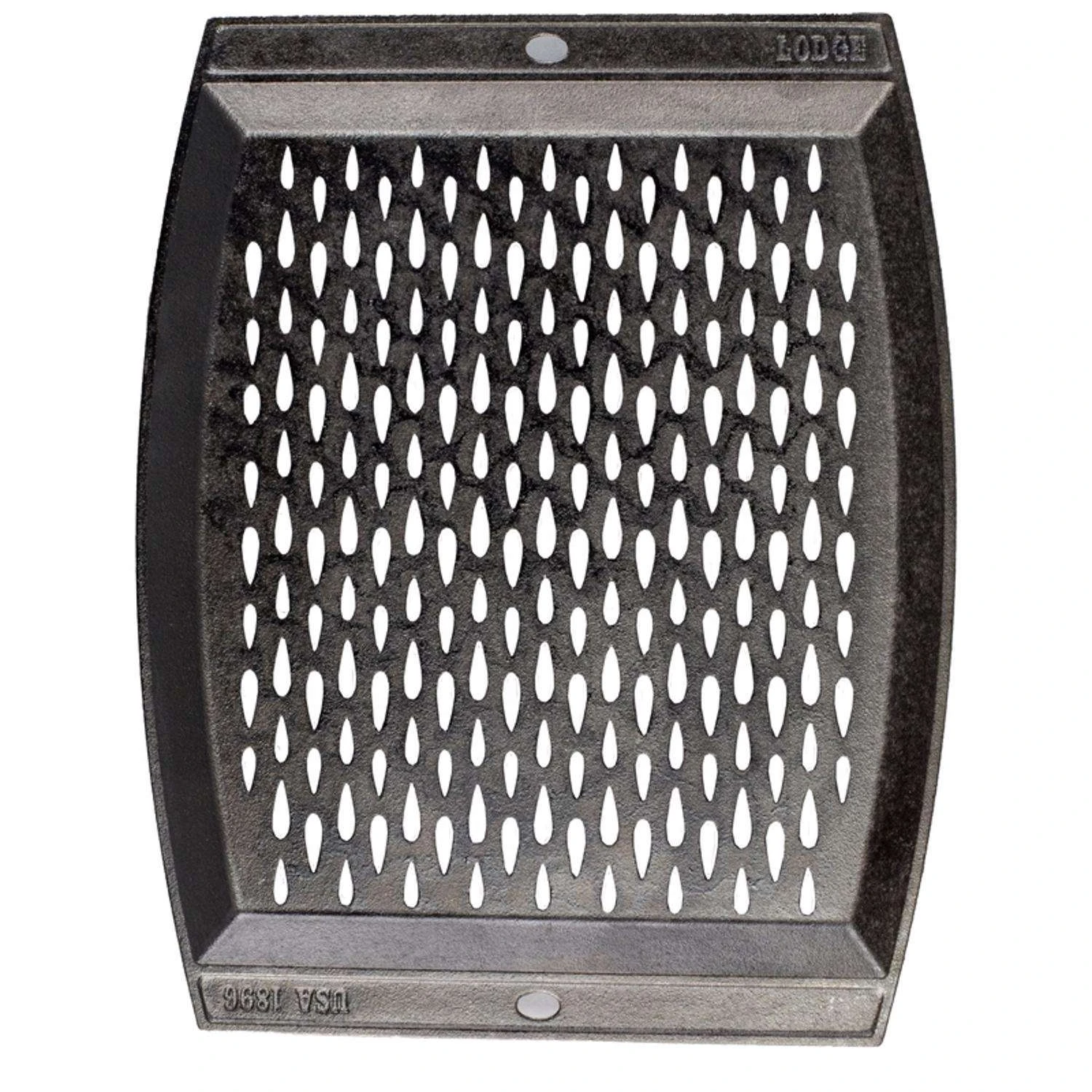 Lodge Cast Iron Grill Topper 15 In. L X 12.66 In. W 1 Pk 4 Lodge Cast Iron Grill Topper 15 In. L X 12.66 In. W 1 Pk - Image 2