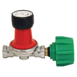 Bayou Classic 1/4 In. D X 1/4 In. D Stainless Steel/Plastic High Pressure Regulator