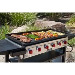 Camp Chef 6 Burner Liquid Propane Outdoor Griddle Cart Black/Silver -Grill Masters Outlet 4dc58f90 6cc1 418c 81b9 797ab672e1b1