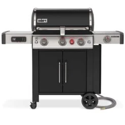 Weber Genesis II EX-335 3 Burner Natural Gas Bluetooth Grill Black