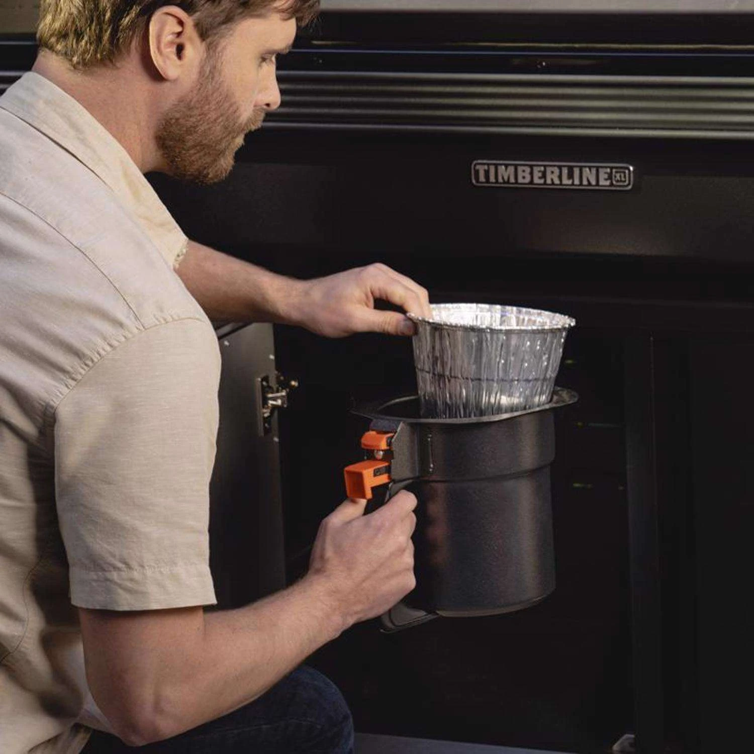 Traeger EZ-Clean Aluminum Grease & Ash Keg Liner 6.3 In. L X 6.3 In. W 6 Traeger EZ-Clean Aluminum Grease & Ash Keg Liner 6.3 In. L X 6.3 In. W - Image 4