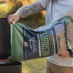 Traeger Premium All Natural Mesquite BBQ Wood Pellet 20 Lb -Grill Masters Outlet 53f6962f 8d66 44e8 bd20 d5c515e00685