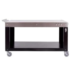 Alfa Grill Cart Stainless Steel 35.2 In. H X 31.5 In. W X 62.99 In. L
