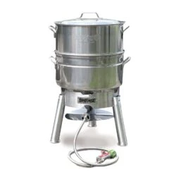 Bayou Classic Stainless Steel Grill Steamer 4 Gal 1 Each