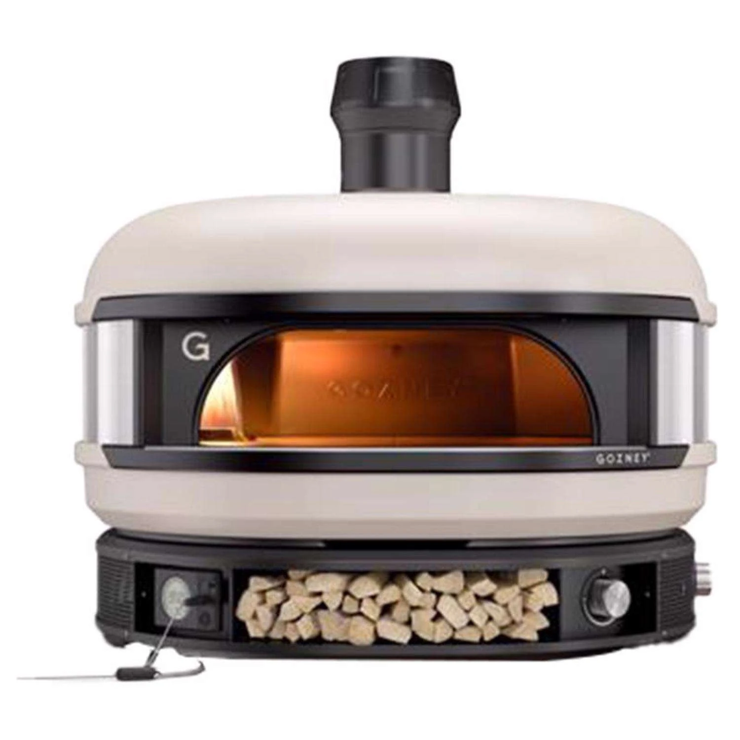 Gozney Dome 29 In. Natural Gas/Wood Outdoor Pizza Oven Bone 3 Gozney Dome 29 In. Natural Gas/Wood Outdoor Pizza Oven Bone