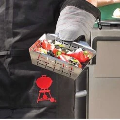 Weber Stainless Steel Grill Basket 9.4 In. L X 7.5 In. W 1 Pk 10 Weber Stainless Steel Grill Basket 9.4 In. L X 7.5 In. W 1 Pk -Grill Masters Outlet 5a6dd3a6 67f6 4723 a501 49ce705e480f