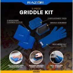 Razor Griddle Cleaning Kit 6 Pc -Grill Masters Outlet 5a7ef513 f781 4355 a570 9bf6e8b3d17b