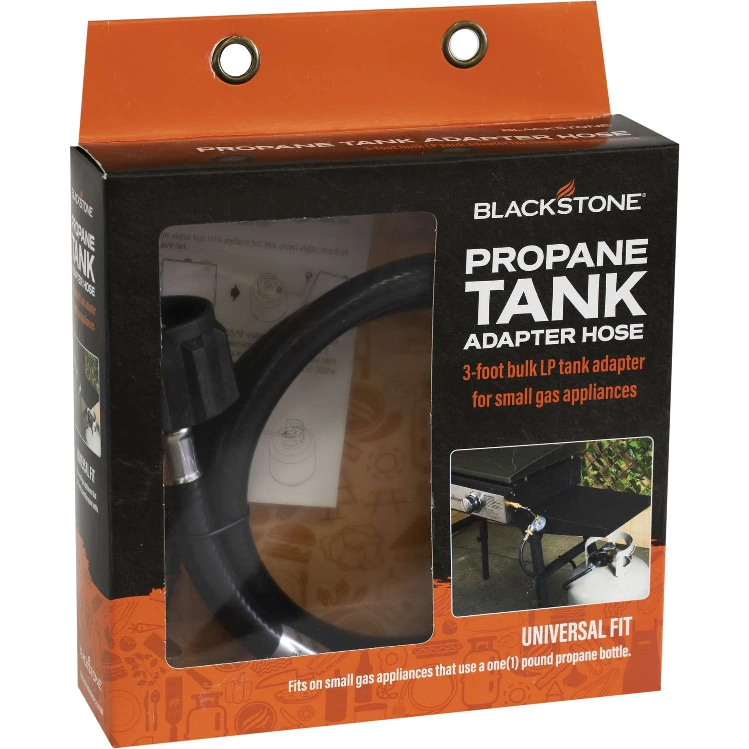 Blackstone Rubber Gas Line Hose And Regulator 36 In. L 3 Blackstone Rubber Gas Line Hose And Regulator 36 In. L