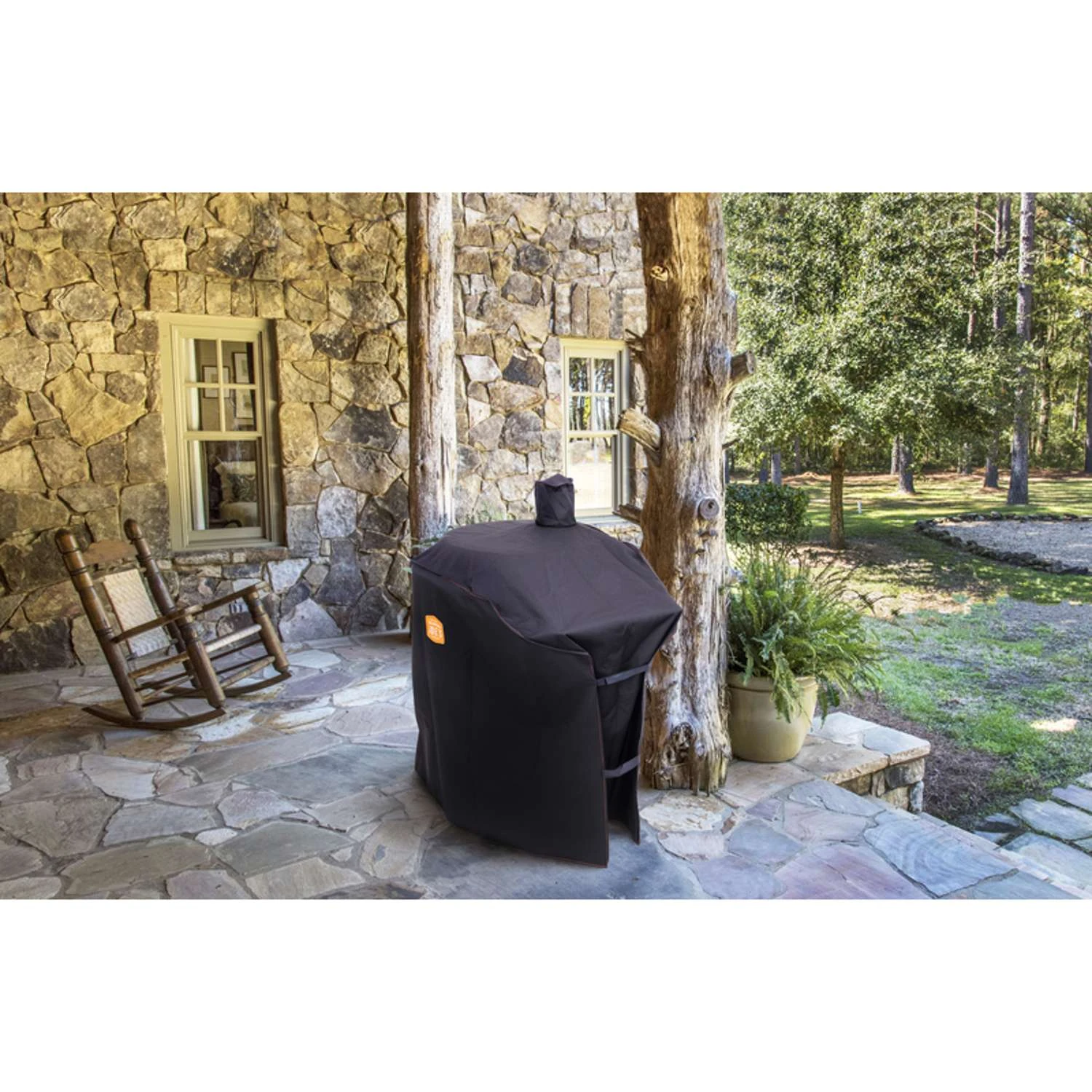 Oklahoma Joe's Black Smoker Cover For Oklahoma Joe's Bronco 5 Oklahoma Joe's Black Smoker Cover For Oklahoma Joe's Bronco - Image 3