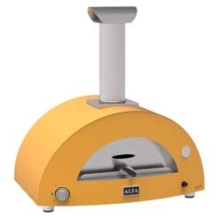 Alfa Brio 39 In. Propane Gas Pizza Oven Fire Yellow