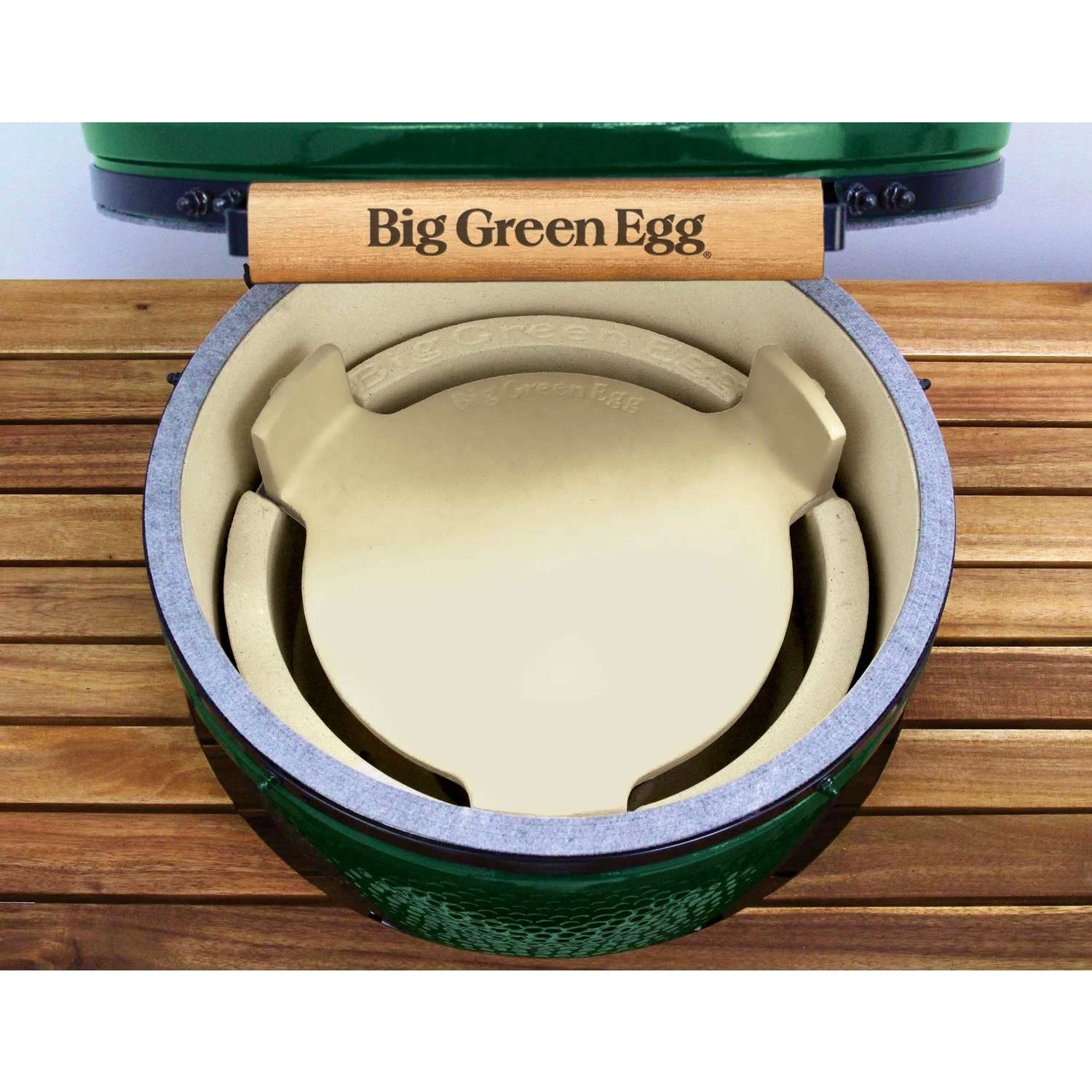 Big Green Egg Ceramic Heat Deflector For Big Green Egg Conveggtor For Small Egg 4 Big Green Egg Ceramic Heat Deflector For Big Green Egg Conveggtor For Small Egg - Image 2
