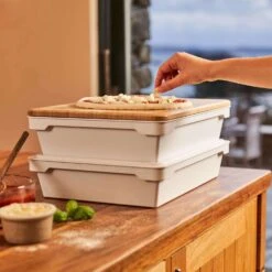 Ooni Bamboo Dough Tray Lid 16.7 In. L X 12.8 In. W 1 Pk -Grill Masters Outlet 619beeb0 d36f 4d1d af41 6106c937e0b7