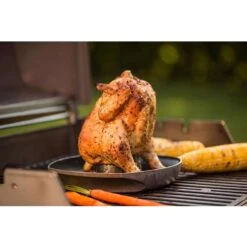 Weber Deluxe Steel Poultry Roaster 15.5 In. L X 12.3 In. W 1 Pk -Grill Masters Outlet 657922ce 4168 42f0 a58c ec81e6c2745a