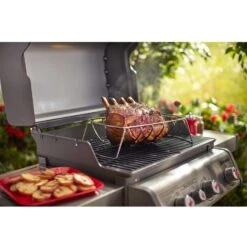 Weber Steel Roasting Rack 17.1 In. L X 10.5 In. W 1 Pk -Grill Masters Outlet 666fbd5d dcab 4304 918c 1b6b6b916796