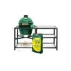 Big Green Egg 18.25 In. Large EGG Package With Modular Nest And Side Table With SS Inserts Charcoal -Grill Masters Outlet 67615295 24c0 43a3 8ca4 3335f0b35a3a